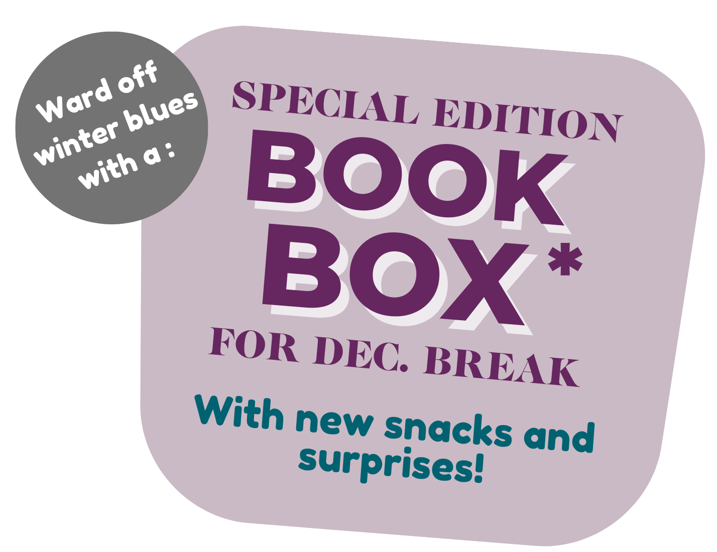 Special Edition Book Boxes for December Break- Order by Dec. 15Old Lyme ...