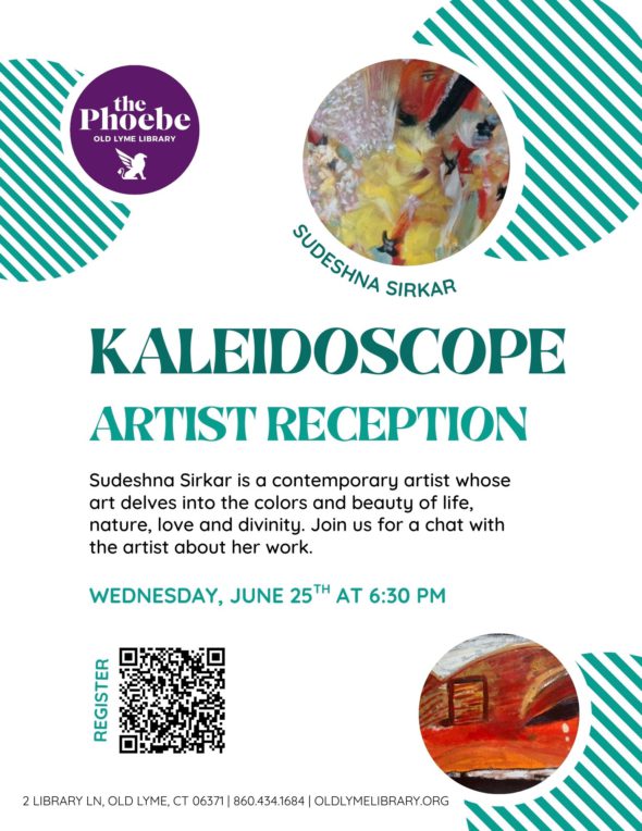 Kaleidoscope Artist Reception flyer.